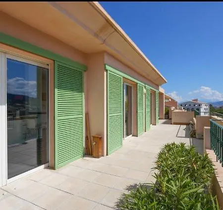 Chez Pasqua ! Appartement Spacieux Avec Terrasse 2 Chambres 6 Couchages En Rooftop LʼÎle-Rousse Exterior foto